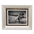 Portafoto Chic con profilo in Metallo Lucido 20x25cm Salvadori Cornici