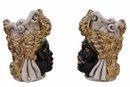 Coppia di Mori Demetra Small Lux Verus Caltagirone