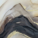 Agave | Set 3 Pz. Quadro Golden Flow 40x120 cm. Stampe Atelier