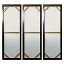 Agave | Set 3 Pz. Quadro Golden Flow 40x120 cm. Stampe Atelier