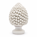 EDG Enzo De Gasperi | Pigna Decorativa bianca in Ceramica H 33 cm