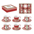 Easy Life | Set 6 Tazzine Espresso 100 ml con piattini - Gift Box