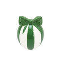 Easy Life | Portacandela con Fiocco  Ø 7 x h 8,5 cm in Ceramica Ribbon