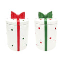 Easy Life | Barattolo Decorativo Cilindrico in Ceramica Ribbon
