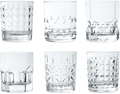 Set 6 pz. Bicchieri a Rilievo - Tumbler Crystal Touch Baci Milano