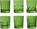 Set 6 pz. Bicchieri a Rilievo - Tumbler Crystal Touch Baci Milano