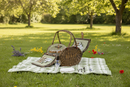 WD Lifestyle | Set Cestino In Vimini Da Picnic 4 persone | Set Picnic Completo