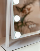 Flamingueo Specchio Trucco con Luci LED da appoggio e da Parete