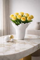 Mascagni Casa | Vaso in Ceramica H. 33,5 cm – Bianco Opaco