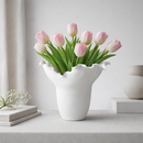 Mascagni Casa | Vaso in Ceramica H. 33,5 cm – Bianco Opaco
