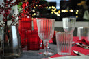 Set 2 Calici bordo oro in acrilico a rilievo 460 ml WD Lifestyle