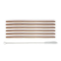 WD Lifestyle | Set 6 cannucce in acciaio INOX riutilizzabili