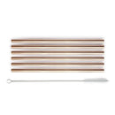 WD Lifestyle | Set 6 cannucce in acciaio INOX riutilizzabili