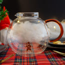 WD Lifestyle| Brocca in vetro borosilicato con decoro Natale