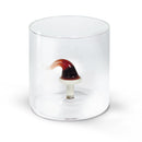 WD Lifestyle | Bicchiere in vetro borosilicato con decorazione interna Natale