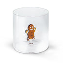 WD Lifestyle | Bicchiere in vetro borosilicato con decorazione interna Natale