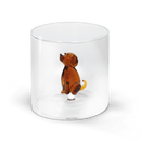 WD Lifestyle Bicchiere 250 ml. in vetro borosilicato con decoro Tema Animali Monterey