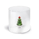 WD Lifestyle | Bicchiere in vetro borosilicato con decorazione interna Natale
