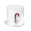 WD Lifestyle | Bicchiere in vetro borosilicato con decorazione interna Natale