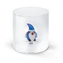WD Lifestyle | Bicchiere in vetro borosilicato con decorazione interna Natale