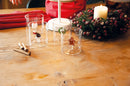 WD Lifestyle | Bicchiere in vetro borosilicato con decorazione interna Natale
