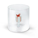 WD Lifestyle | Bicchiere in vetro borosilicato con decorazione interna Natale