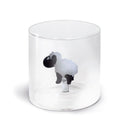 WD Lifestyle Bicchiere 250 ml. in vetro borosilicato con decoro Tema Animali Monterey