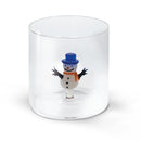 WD Lifestyle | Bicchiere in vetro borosilicato con decorazione interna Natale