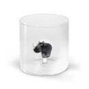 WD Lifestyle Bicchiere 250 ml. in vetro borosilicato con decoro Tema Animali Monterey