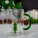 WD Lifestyle | Tazza in vetro Borosilicato con decoro Monterey Line Natale