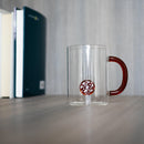 WD Lifestyle | Tazza in vetro Borosilicato con decoro Monterey Line Natale