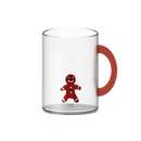WD Lifestyle | Tazza in vetro Borosilicato con decoro Monterey Line Natale