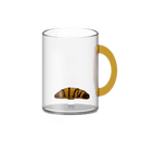 WD Lifestyle | Tazza in vetro Borosilicato con decoro Monterey Line Natale