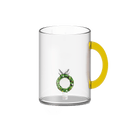 WD Lifestyle | Tazza in vetro Borosilicato con decoro Monterey Line Natale