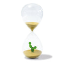 WD Lifestyle | Clessidra in Vetro Borosilicato con Decoro Interno