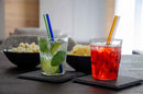 WD Lifestyle | Set 6 cannucce riutilizzabili colorate in vetro borosilicato