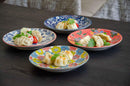 Set 4 pz.Piatti dessert  decorati WD Lifestyle