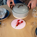 WD Lifestyle | Sottopentola in ceramica con decoro personalizzato Mykonos Line