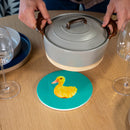 WD Lifestyle | Sottopentola in ceramica con decoro personalizzato Mykonos Line