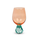 WD Lifestyle Bicchiere Cocktail Anversa in Vetro Effetto Diamante
