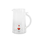 WD Lifestyle | Caraffa in vetro borosilicato 1,5 L. Decoro Natale