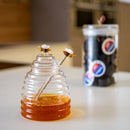 WD Lifestyle | Barattolo per Miele in vetro con decoro Ape capienza 500 ml