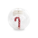 WD Lifestyle | Porta tealight in vetro borosilicato con decorazione Natalizia
