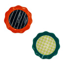 WD Lifestyle | Set 2 piatti dessert in stoneware colorati