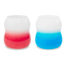WD Lifestyle | Set 2 bicchieri acqua 450ml in vetro bicolore