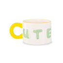WD Lifestyle | Tazza colazione 440ml in stoneware con scritta