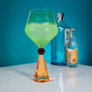 WD Lifestyle | Calice per Gin Tonic in vetro con base effetto diamante