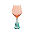 WD Lifestyle | Calice per Gin Tonic in vetro con base effetto diamante