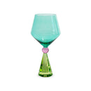 WD Lifestyle | Calice per Gin Tonic in vetro con base effetto diamante