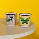 WD Lifestyle | Set 2 bicchierini caffè con decoro